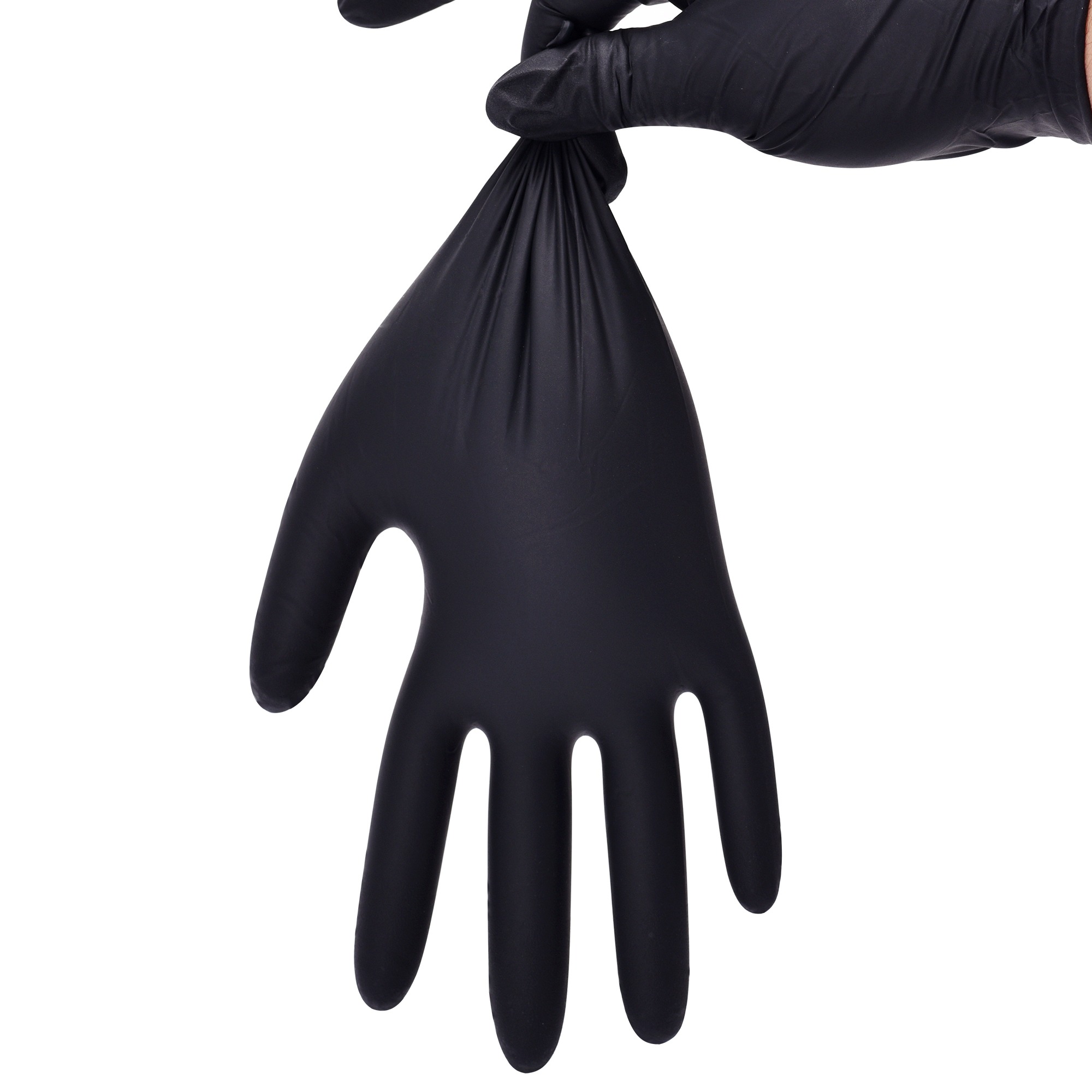 TitanFlex Disposable HeavyDuty Nitrile Exam Gloves, Black, HD20K